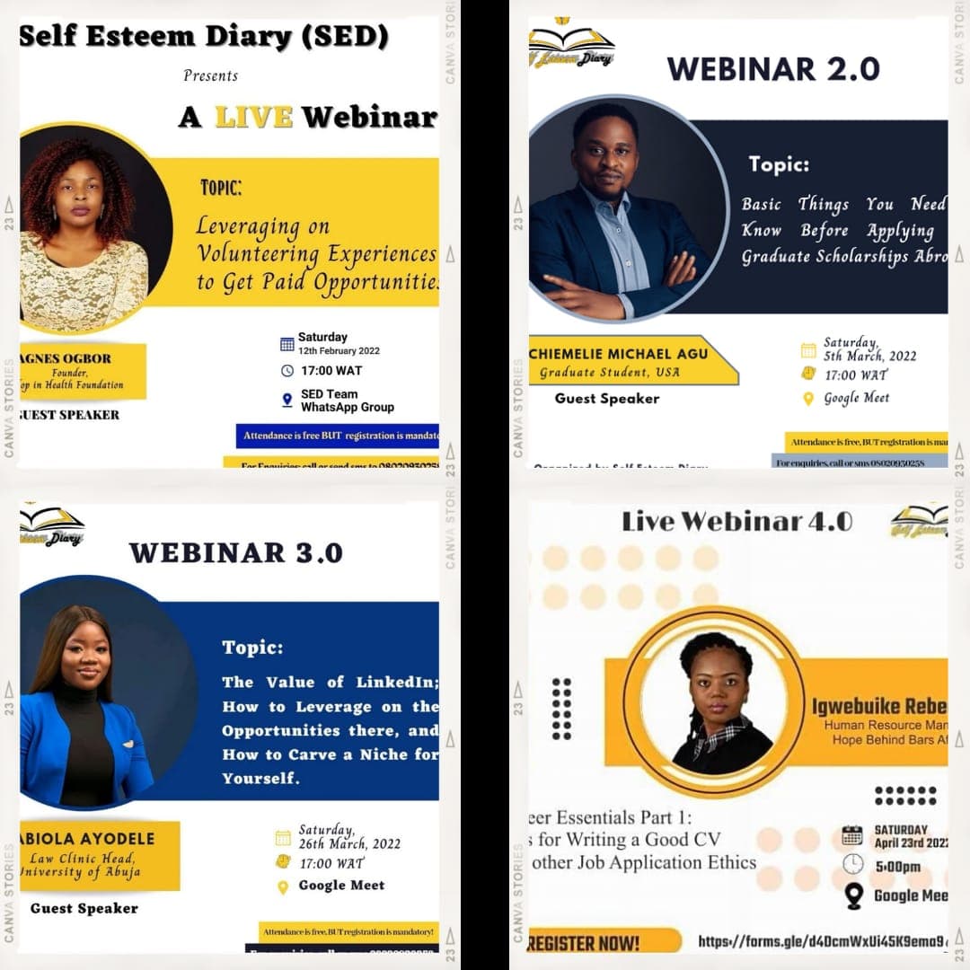 WEBINARS & GROUP SESSIONS 